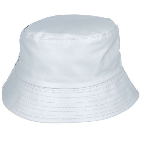 Maz Reversible Smiley Face Pattern Fisherman Bucket Hat - White