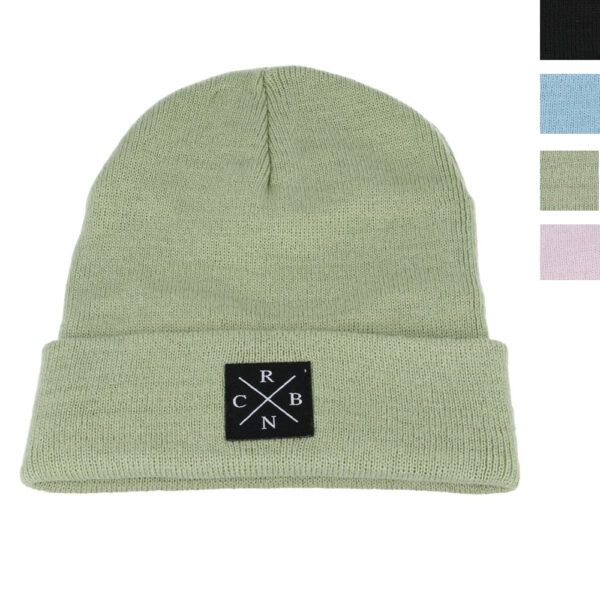 Carbon212 Unisex CRBN Heritage Vintage ribbed Knitted Beanie
