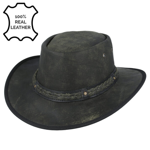 Gladwin Bond Aussie Bush Style Western Outback Leather Cowboy Hats