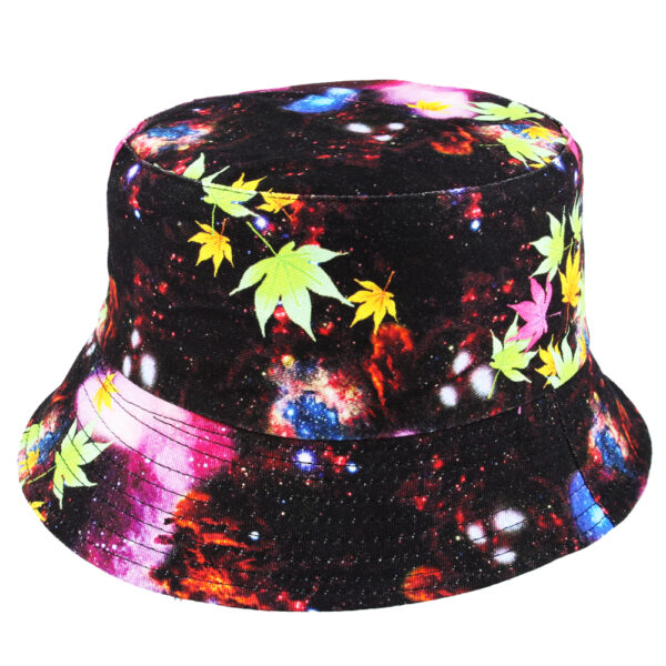 Maz Galaxy Weed Maple Leaf Bucket Hat - Multi