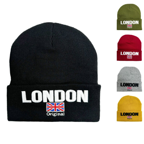 Maz London Original Union Jack Flag Beanie - Multi Colours