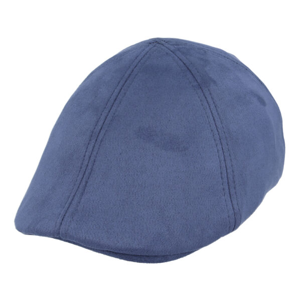 Maz Duckbill Six Panel Suede Flat Caps
