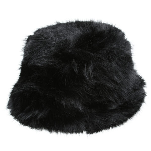 Maz Soft Fluffy Faux Fur Bucket Hats