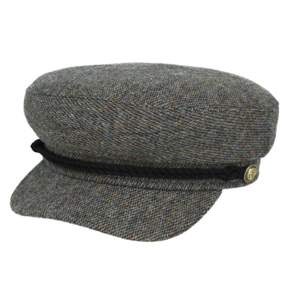 Wool Tweed Sailor, Captain, Fisherman Caps
