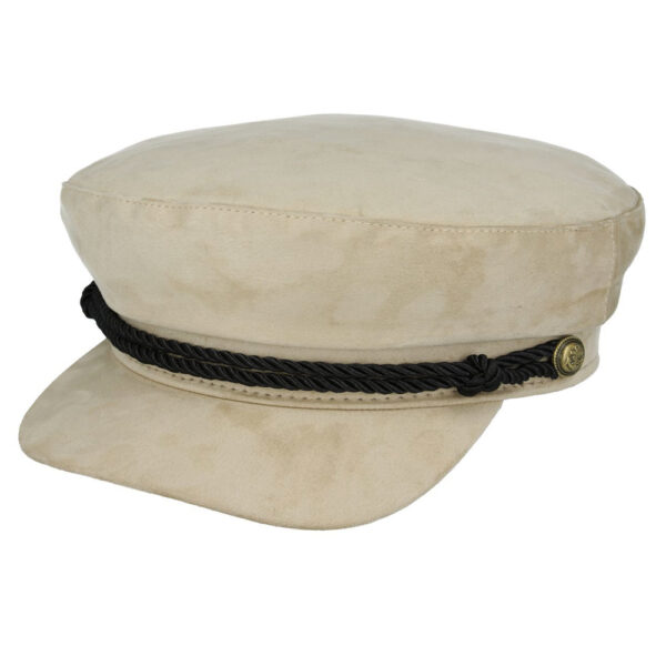Suede Sailor, Captain, Fisherman Caps