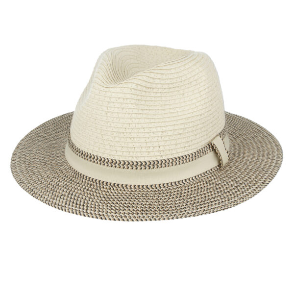 Special Edition Two Tone Paper Straw Summer Fedora Hats