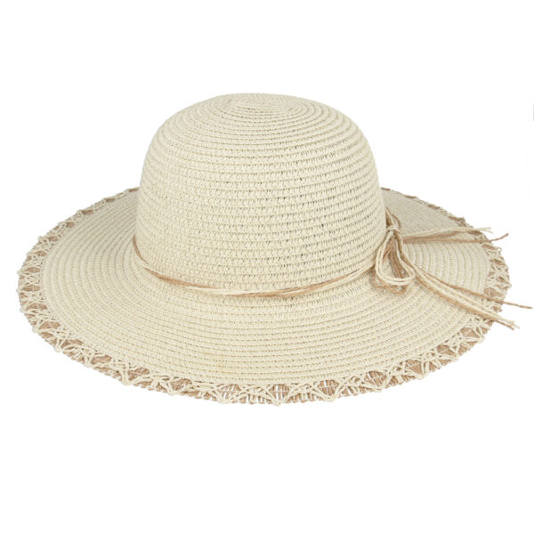 Paper Straw Vintage Style Floppy Hat