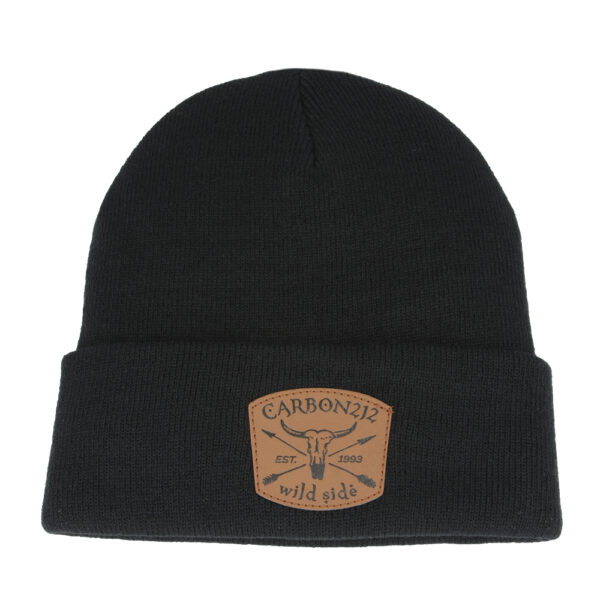 Wild Side Beanie Hat - Black
