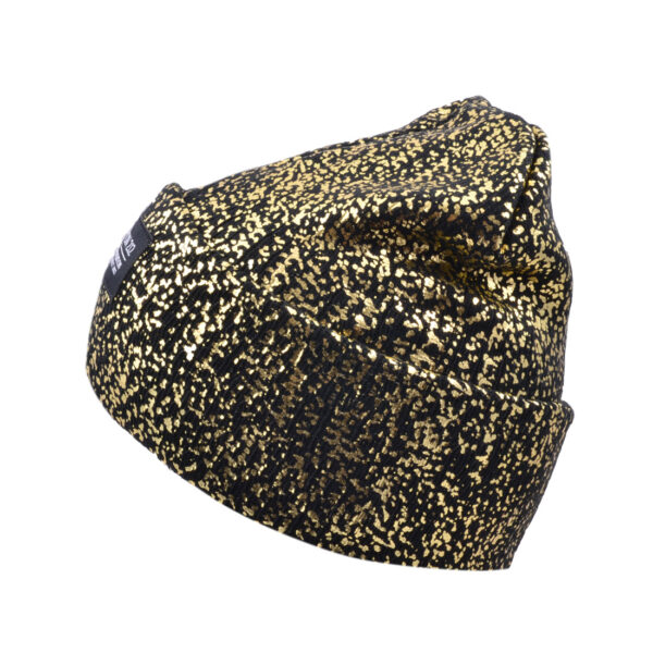 Carbon212 Gleam Gold Glitter Beanie - Gold
