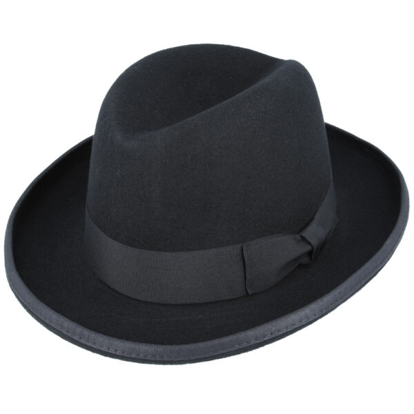 Homburg Hat - Black