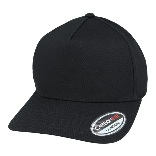 Cotton Frame Two-Tone Cap - Black