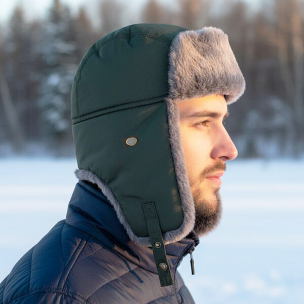 Unisex Warm Aviator Earflap Winter Ski Hat Trapper Hats