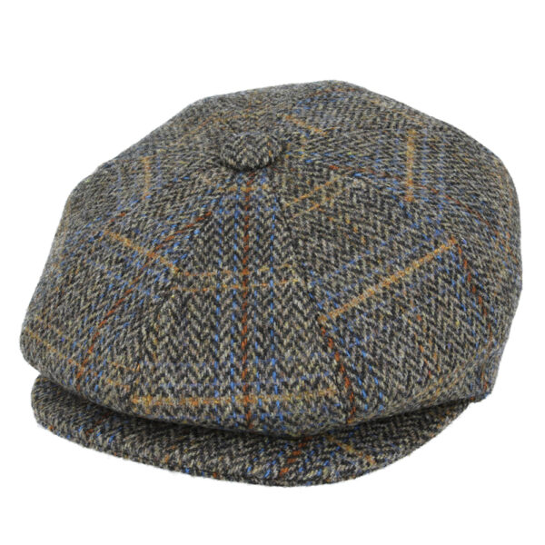Gladwin Bond Checked Herringbone Peaky Blinders Newsboy Cap