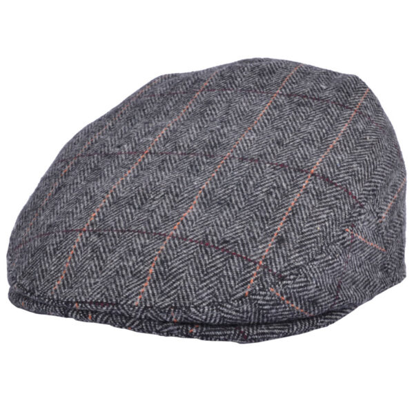 G&H Check Herringbone Flat Cap