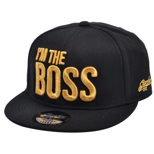 Carbon212 I’m The Boss Snapback – Black/Gold