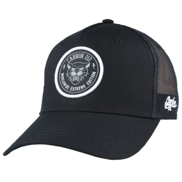 Carbon212 Worldwide Extreme Edition Mesh Trucker Cap - Black