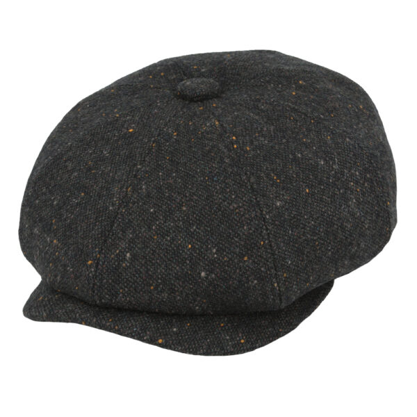 Gladwin Bond 100% Wool Salt & Pepper Peaky Blinders Newsboy Cap