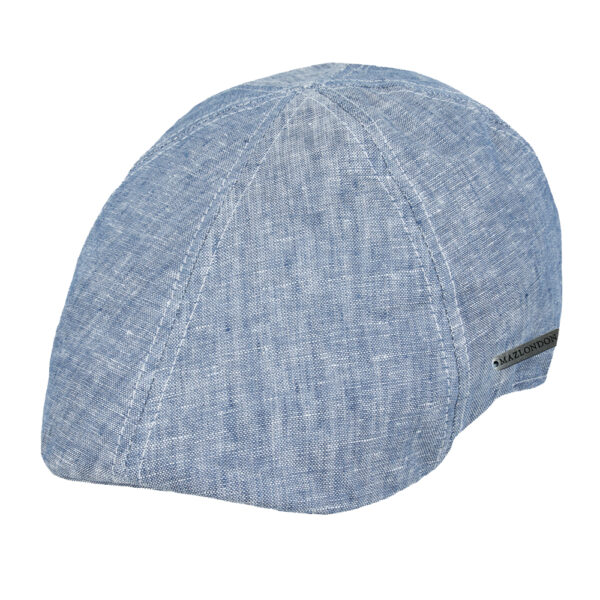 Duckbill Chambray Linen Six Panel Flat Caps