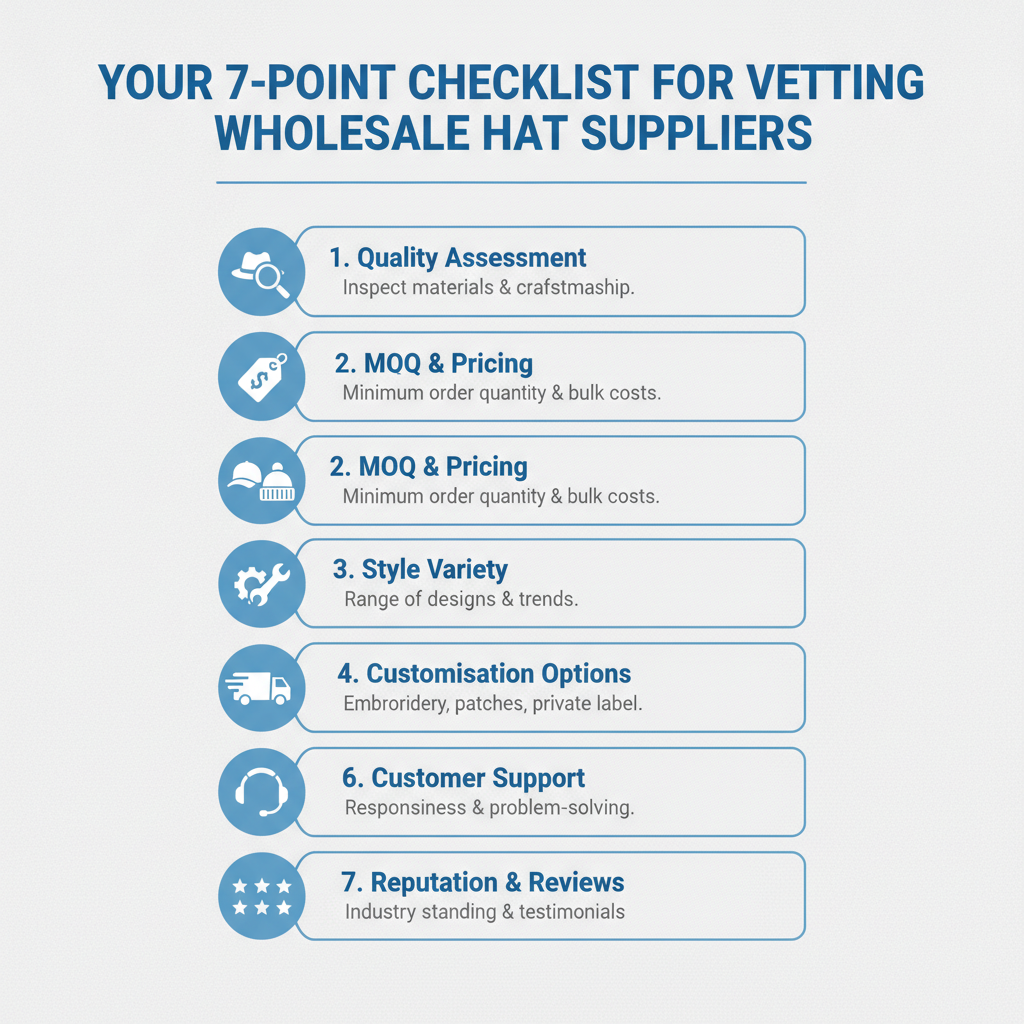 Checklist: Choosing Your Ideal Wholesale Hat Supplier