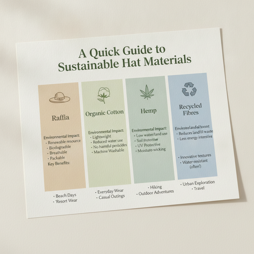 A Quick Guide to Sustainable Hat Materials