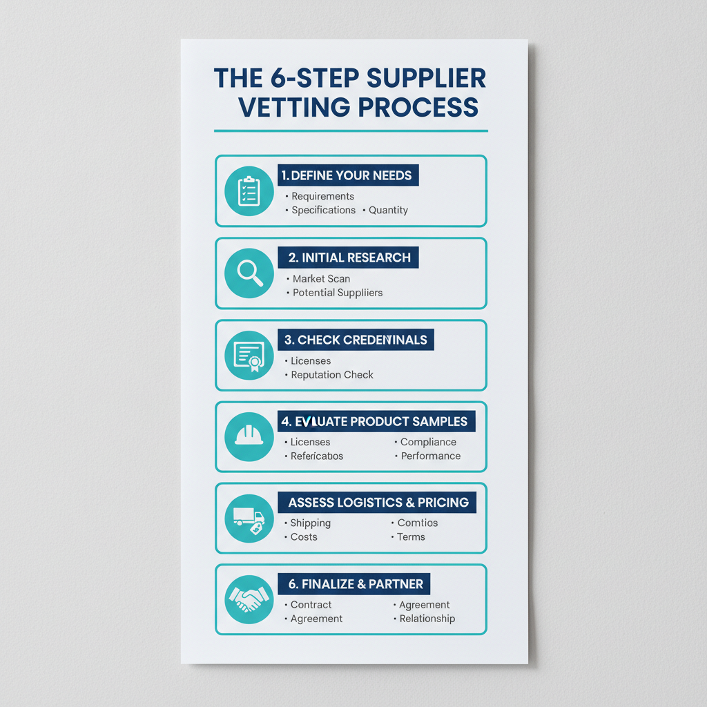 The 6-Step Supplier Vetting Process