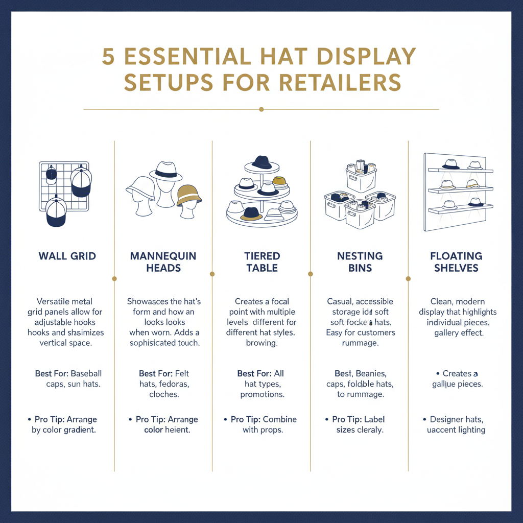 5 Essential Hat Display Setups for Retailers
